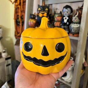 JACK O LANTERN COOKIE JAR